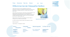 Desktop Screenshot of osteopathie-oerlikon.ch